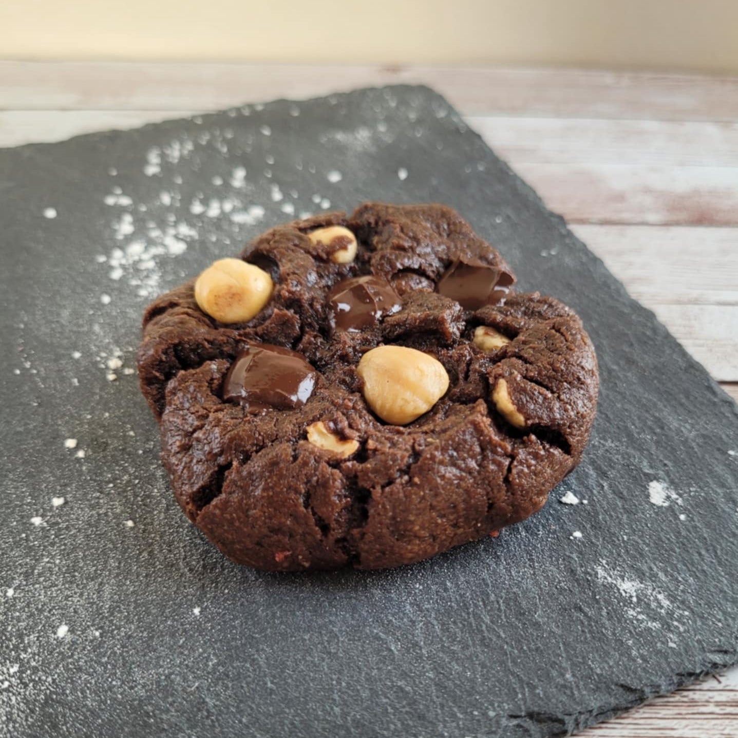 Cookie Bélier/ Eclats de chocolat noir et noisettes torréfiées Ma boutique