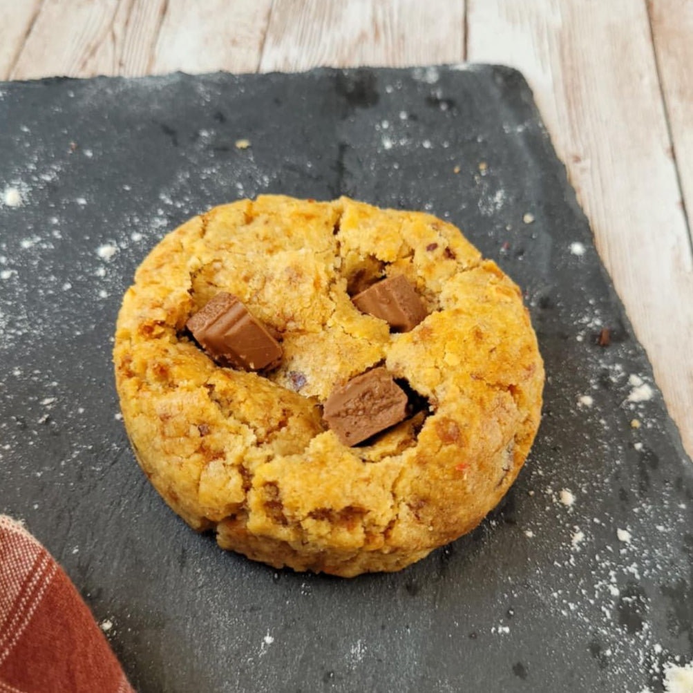 Cookie taureau / éclats de chocolat caramel et pralin La Cookerie - Les meilleurs cookies zodiaks de votre vie